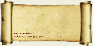 Paja Bzeničanin vizit kartica